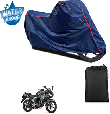 PAGORA Waterproof Two Wheeler Cover for Yamaha(Fazer-FI BS6, Blue)