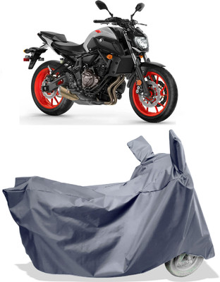 Amexride Two Wheeler Cover for Yamaha(MT 07 BS6, Grey)