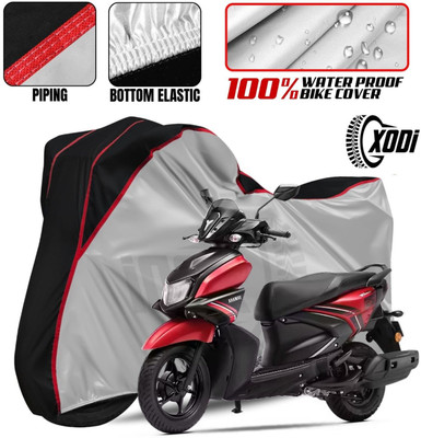 xodi Waterproof Two Wheeler Cover for Yamaha(RayZR 125 Fi, Silver, Black, Multicolor)