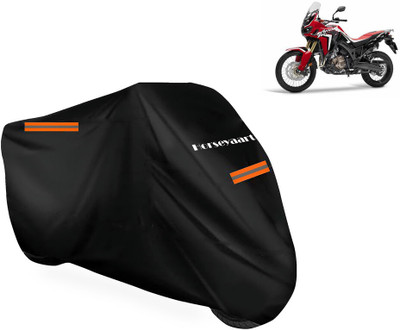 Horseyaart Waterproof Two Wheeler Cover for Honda(CRF1000L Africa Twin, Black)
