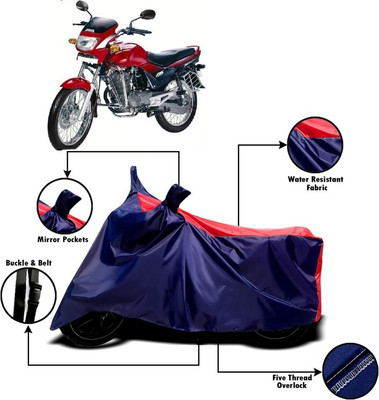 DeepShakshi AUTOMOTIVE Two Wheeler Cover for Hero(Ambition, Red, Blue)