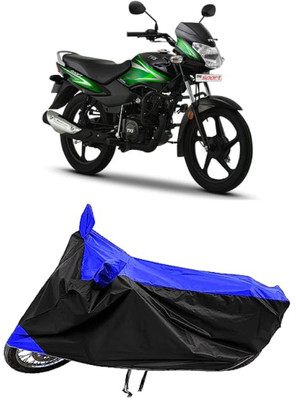 Mdstar Waterproof Two Wheeler Cover for TVS(Sport BS6, Blue)