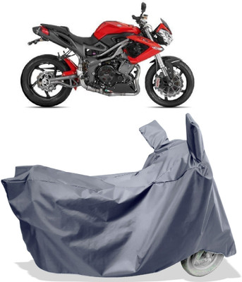 Amexride Two Wheeler Cover for Benelli(TNT R, Grey)