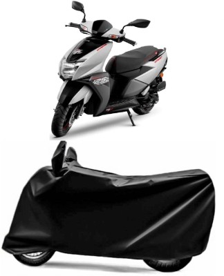 V VINTON Two Wheeler Cover for TVS(Ntorq 125, Black)