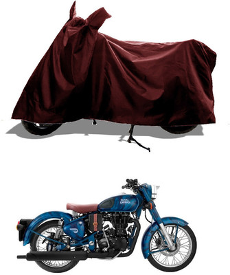 GROFATIK Two Wheeler Cover for Royal Enfield(Classic Squadron BS6, Maroon)