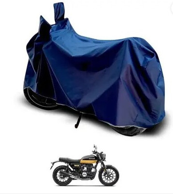 Tritika Waterproof Two Wheeler Cover for Honda(Hness CB350, Blue)