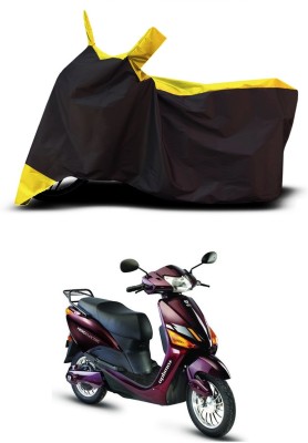 VESMEI Two Wheeler Cover for Hero(Electric Optima Plus BS6, Yellow)