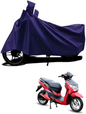 KEDIT Two Wheeler Cover for Hero(Electric Dash, Blue)