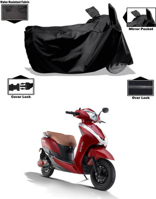PAGORA Waterproof Two Wheeler Cover for Ampere(Magnus BS6, Black)