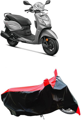 KEDIT Two Wheeler Cover for Hero(Pleasure Plus, Red)