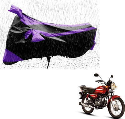 MISSION COLLECTION Waterproof Two Wheeler Cover for Hero(CD Dawn, Purple)
