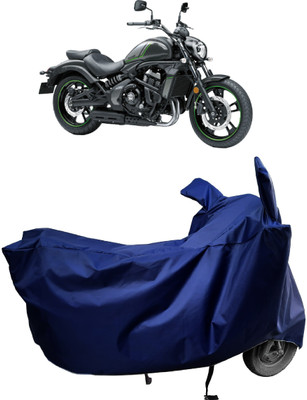 Amexride Two Wheeler Cover for Kawasaki(Vulcan S, Blue)