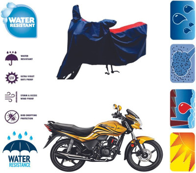 Mdstar Waterproof Two Wheeler Cover for Hero(Passion Xpro, Red, Blue)