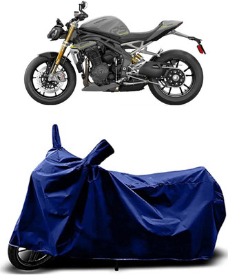 VESMEI Two Wheeler Cover for Triumph(Speed Triple BS6, Blue)