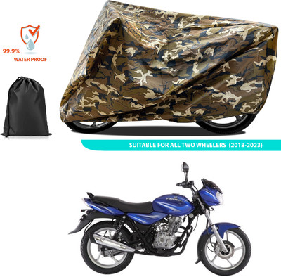 CODOKI Two Wheeler Cover for Bajaj(Discover 125 DTS-i, Yellow)