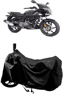 Mdstar Waterproof Two Wheeler Cover for Bajaj(Pulsar 180F BS6, Black)