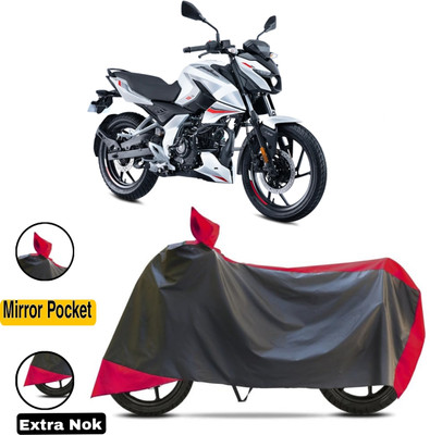 WMIZEXA Waterproof Two Wheeler Cover for Bajaj(Pulsar N160, Red, Black)