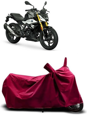 Coxtor Waterproof Two Wheeler Cover for BMW(G 310 R, Maroon)