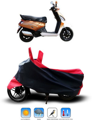 KEDIT Two Wheeler Cover for Mahindra(Gusto 125, Red)