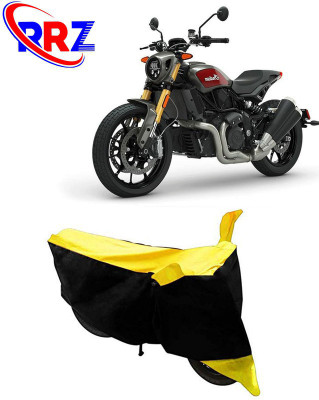 RRZ Waterproof Two Wheeler Cover for Indian(FTR 1200, Black, Yellow)