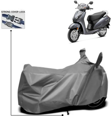 MMSSTAR Waterproof Two Wheeler Cover for Honda(Activa 6G, Grey)
