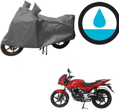 DeepShakshi AUTOMOTIVE Waterproof Two Wheeler Cover for Bajaj(Pulsar 200 NS DTS-i, Grey)