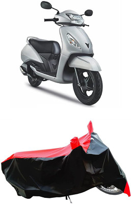 KEDIT Two Wheeler Cover for TVS(Jupiter, Red)