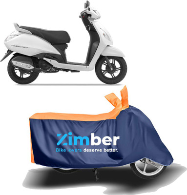 THE REAL ARV Two Wheeler Cover for TVS(Jupiter, Orange, Blue)
