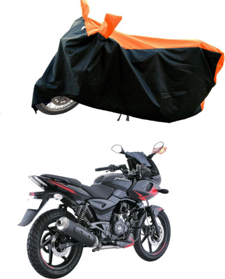DeepShakshi AUTOMOTIVE Waterproof Two Wheeler Cover for Bajaj(Pulsar 220F, Orange)