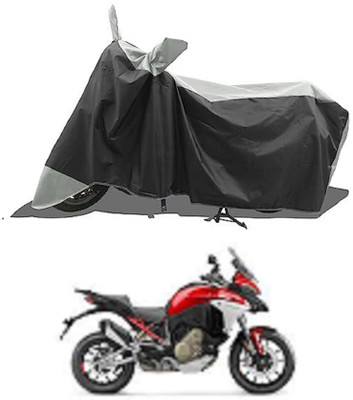 GROFATIK Two Wheeler Cover for Ducati(Multistrada, White)