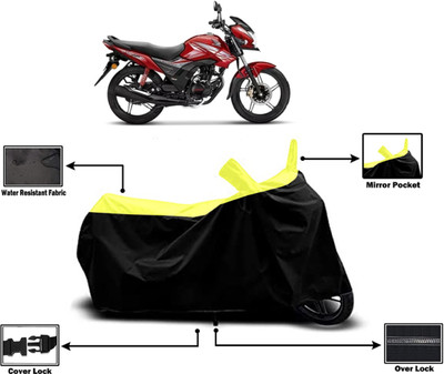 Amexride Two Wheeler Cover for Honda(CB Shine SP, Yellow)