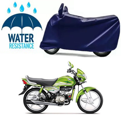 Furious3D Two Wheeler Cover for Hero(HF Deluxe Eco, Blue)