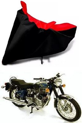 DSAMI Two Wheeler Cover for Royal Enfield(Machismo 500, Red, Black)