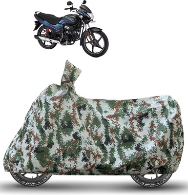 Caronix Waterproof Two Wheeler Cover for Hero(Passion Plus, Green)