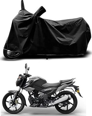 smwzxyu Waterproof Two Wheeler Cover for TVS(RC125, Black)
