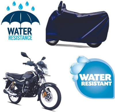DeepShakshi AUTOMOTIVE Waterproof Two Wheeler Cover for Bajaj(Platina 110, Blue)