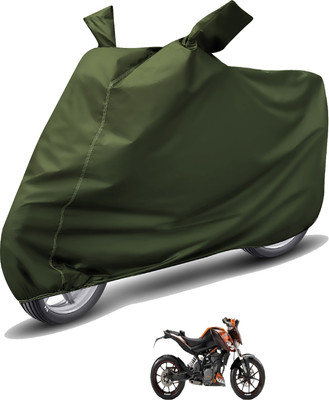 Caronix Waterproof Two Wheeler Cover for KTM(Duke 200, Green)