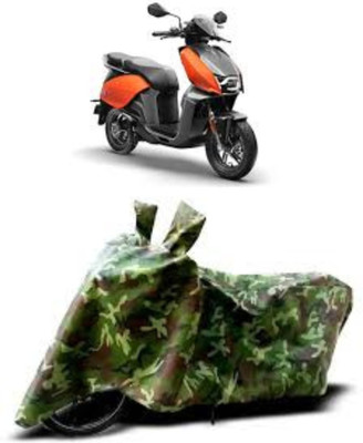 Mdstar Waterproof Two Wheeler Cover for Hero(Electric, Green)