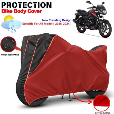 CABRY Waterproof Two Wheeler Cover for Bajaj(Pulsar 220F, Red, Black)