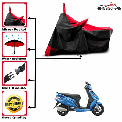 DeepShakshi AUTOMOTIVE Two Wheeler Cover for Hero(Maestro Edge, Red, Black)