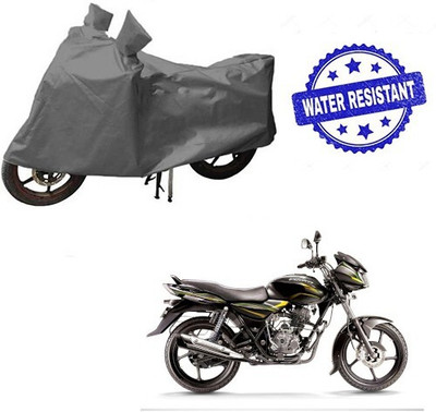 DeepShakshi AUTOMOTIVE Waterproof Two Wheeler Cover for Bajaj(Discover 100 DTS-i, Grey)
