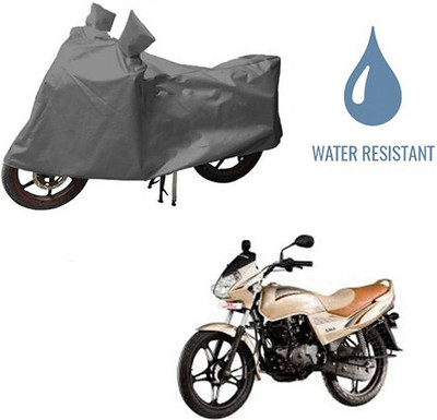 DeepShakshi AUTOMOTIVE Waterproof Two Wheeler Cover for LML(Freedom, Grey)