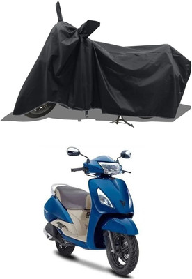 KANISHA ENTERPRISES Waterproof Two Wheeler Cover for TVS(Jupiter, Black)