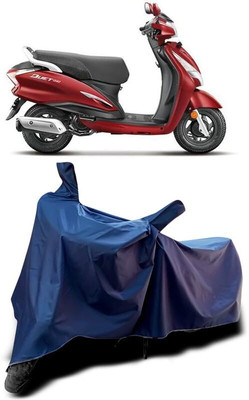 KEDIT Two Wheeler Cover for Hero(Duet 125CC, Blue)