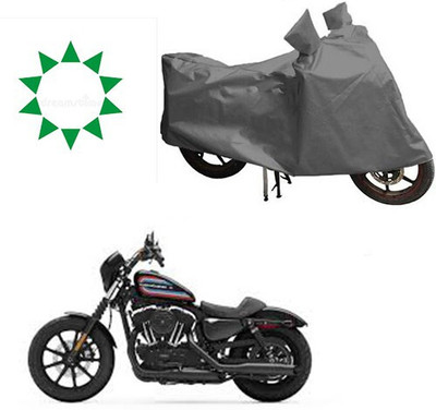 DeepShakshi AUTOMOTIVE Waterproof Two Wheeler Cover for Harley Davidson(XL 1200, Grey)