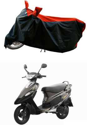DeepShakshi AUTOMOTIVE Waterproof Two Wheeler Cover for TVS(Scooty Pep+, Red)