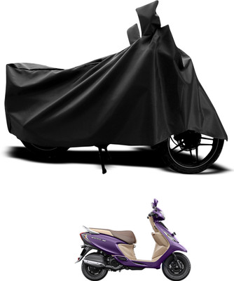 PAGORA Waterproof Two Wheeler Cover for TVS(Scooty Zest, Black)
