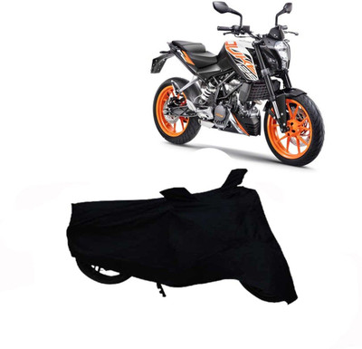 DeepShakshi AUTOMOTIVE Waterproof Two Wheeler Cover for KTM(125 Duke, Black)