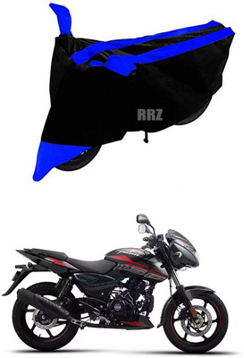 RRZ Two Wheeler Cover for Bajaj(Pulsar 125, Black, Blue)