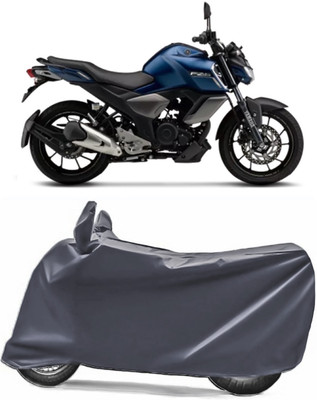 V VINTON Two Wheeler Cover for Yamaha(FZ S V3.0 FI, Grey)